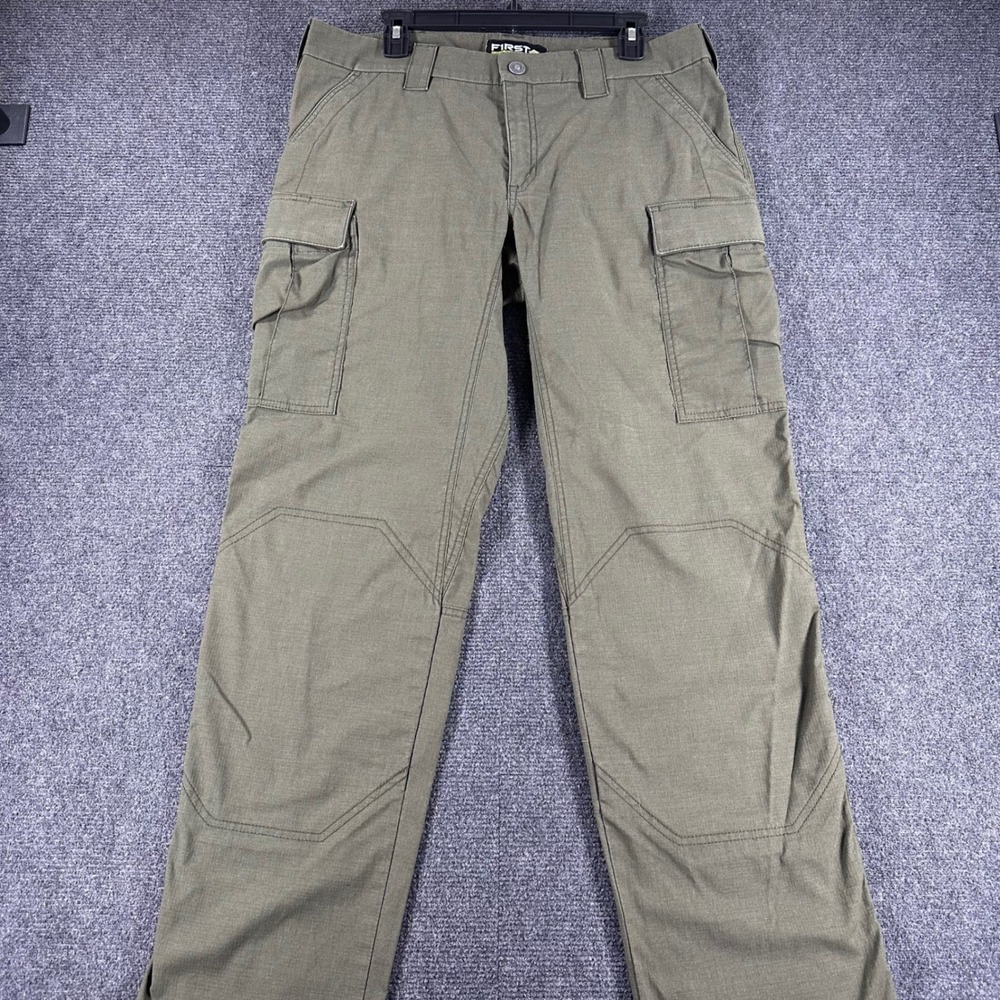 First Tactical Cargo Pants Womens 14/T 14 Tall Green V2 BDU Ripstop Work Duty